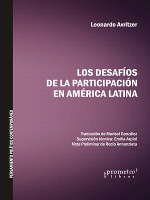 cover image of Los desafíos de la participación en América Latina